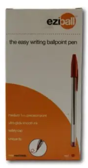Pack of Fifty Eziball medium ball point pens