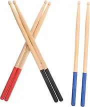SWOOMEY 3 Pairs Non Slip Maple Drum Sticks Wooden Percussion Sticks for Drummers for Bands and Performances Lightweight and Portable Design