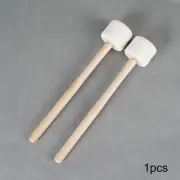 Drum Mallet Stick with Wood Handle 13.39 inch Felt Head Percussion Mallet Wool