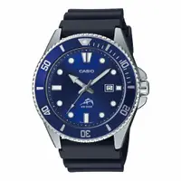 在飛比找蝦皮商城優惠-【CASIO 卡西歐】槍魚系列 深海潛將黑藍色橡膠腕錶 MD