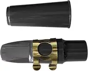 Alto Saxophone Mouthpiece, Woodwind Instrument Mouthpiece, Mouthpiece with Ligature, Alto Saxophone Ligature, Portable Saxophone Mouthpiece, Professional Sax Mouthpiece for Professionals and Beginners