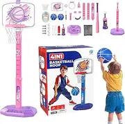 Kids Basketball Hoop, Basketball Hoop for Children, Outdoor Game Basketball Gate Sports Toy - Indoor Outdoor Sports Toy Ball Game for 1-8 Years, Girls, Son