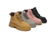 TARRAMARRA® Women Lace-up Leather Sheepskin Wool Lining Boots Aubrey