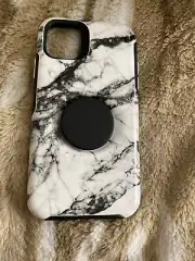 OtterBox + Pop SYMMETRY SERIES Case for iPhone 11 Pro Max - White Marble