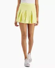 Grayson Threads Black Label Skort Yellowish Green Size Med. NWT (41)