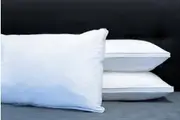 Alliance Ultra Plush Microfibre King Pillow Set with10mm Satin Stripe King Pillowcase &Belissimo King Pillow Protectors Twin Pack