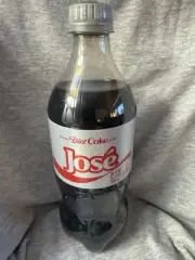 Share A Coke with José 2025 Personalized Gift Coca Cola Bottle 20oz Diet