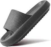 [miscloder] Cloud Slippers for Women and Men Pillow Slippers Non-Slip Shower Slides Bathroom Sandals | Super Comfy | Cushion Thick Sole