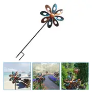 Garden Rotary Windmill Plug In Decorative Iron Art For Outdoor Windmills & Wind Spinners