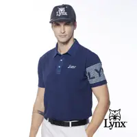 在飛比找PChome24h購物優惠-【Lynx Golf】男款吸排透氣易溶紗材質3M反光印花短袖