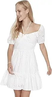 [Trendyol] Women's Mini A-Line Regular Fit Woven Dress