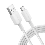 Anker 6' Braided USB-C to USB-A Charging Cable - White