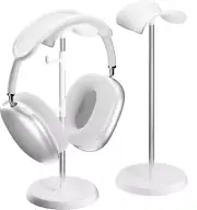 Headphone Stand with Cable Organizer Storage Tray for AirPods Max Beats Bose Whi