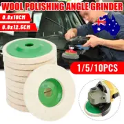 1/5/10PCS Wool Buffing Polishing Angle Grinder Wheel Felt Pad Buffer Buff Disc