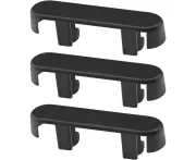 ECSiNG 20PCS Window Drainage Cover Caps Replacement Weep Hole Covers Plastic for UPVC Windows Accessories 39.5 x 10 x 6.5mm White