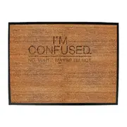 Im Confused - Funny Novelty Doormat Man Cave Floor mat