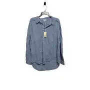 NWT Sundance Blouse Blue L
