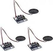 VENEKA 3X ISD1820 Voice Recording Recorder Sound Voice Recording Playback Module with Mini Sound Audio Speakers