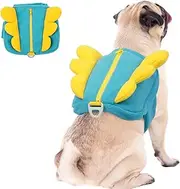 Backpack Harness for Dogs to Wear,No Pull Dog Backpack Harness,Pet Backpack Carrier for Medium Dogs,Adjustable Dog Hiking Backpack Traveling M