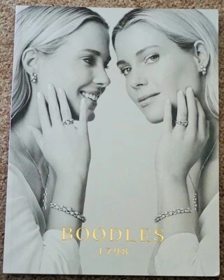 BOODLES 2023 2024 Catalogue Brochure Watch Jewellery The Spencer Twins Models