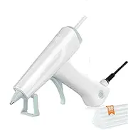 Hot Glue Gun, Mini Hot Melt Glue Gun Kit with 30 Pcs Glue Sticks,High Temp Glue Gun for DIY, Arts & Craft & Home Quick Repairs, (60W, White)