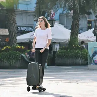 【台灣公司保固】智能正品iubest電動行李箱男女滑板騎行旅行箱拉桿智能登機箱純色