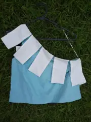 ALPHA 60 RETRO QUIRKY COTTON CROP JEN TOP NWT RRP$130 XS DESIGNER SALE