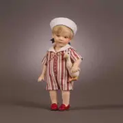 R. John Wright Dolls - "Dory & Duckie"