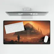 Dune World Sci-Fi Space Future Art Large Desk Mat Computer Mouse Pad Design