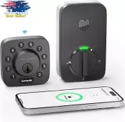 All-New U-Bolt Smart Lock Black 5-in-1 Keyless Entry w/ WiFi & Door Sensor