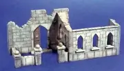 Royal Model 1/35 Church Ruin Section [Plaster Diorama Model kit] 012