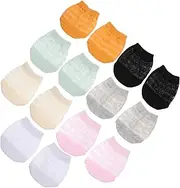 [Minkissy] Lightweight Half Socks Glass Fiber 14pcs Pack Comfortable Summer Toe Topper for Women