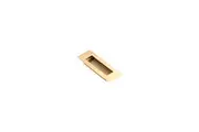 MANOVELLA Sliding Door Flush Pull - 120mm x 40mm - Satin Brass