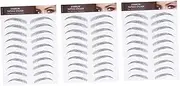 CRILSTYLEO Artificial Eyebrow Transfer Stickers Brow Tool Kit Stencils Included No Pain