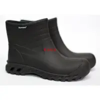 在飛比找Yahoo!奇摩拍賣優惠-牛頭牌 短筒雨鞋 鋼頭雨鞋(有鞋墊) 922710 黑色-朴