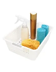 [Madesmart] Medium Storage Basket in White