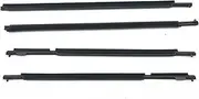Window Visor Wind for Toyota Prado 2010-2018 4pcs Car Window Glass Sealed Strip Side Window Wheatherstrip