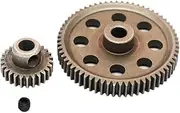 11184 Metal Diff Main Gear 64T 11181 Motor Pinion Gears 17T 21T 26T 29T for Truck 1/10 RC Parts for HSPHimoto for Amax Redcat 94111(64T and 26T)