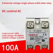DC Control AC DC-AC Enhanced Voltage Single Phase Solid State Relay SSR-100DA-H