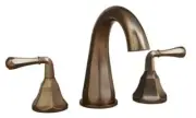 Mirabelle MIRKW3RT2ORB Deck Mounted Roman Tub Faucet Trim - Oil Rubbed Bronze