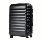 Noctis 24" Black ABS Luggage Spinner Wheels,Lightweight,Durable Travel Suitcase