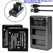 DMW-BLG10 DMW-BLE9 battery OR LCD Charger for Panasonic LUMIX GF5 GF6 GX7 LX100