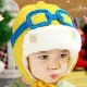 【PS Mall】韓版秋冬加絨眼鏡飛行員加厚保暖護耳男女兒童毛線帽 (J416)