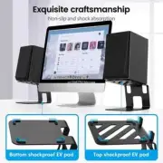 Sturdy Metal Speaker Stand Risers Comfortable Viewing Stands Mount Solid Speaker