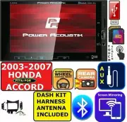 FOR 03-07 HONDA ACCORD BLUETOOTH SCREEN MIRROR USB AUX CAR RADIO STEREO PACKAGE (for: Honda)
