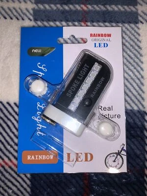 New 30 LED Patterns Cycling Bikes Bicycles Rainbow Wheel Tire Spoke LED Lights