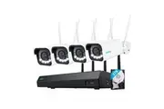 Reolink Smart 4K 8MP Security System with Next-Gen Wi-Fi 6, 5X Optical Zoom, 2,4/5GHz Dual-Band Wi-Fi, 12-Channel NVR with 2TB HDD, RLK12-811WB4