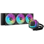 DEEPCOOL LE360 V2 Black 360mm ARGB Liquid Cooler For Intel LGA 1851/1700/1200/1151/1150/1155, AMD AM5/AM4 [R-LE360-BKAMMC-G-2]