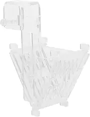 Fish Tank Feeder Acrylic Worm Container Easy Install Hanging Hook Cup for Aquariums Tanks
