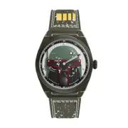 Fossil Limited Edition Star Wars Boba Fett Automatic Ventile Strap Watch LE1173SET Stainless Steel Silver 4064092215380
